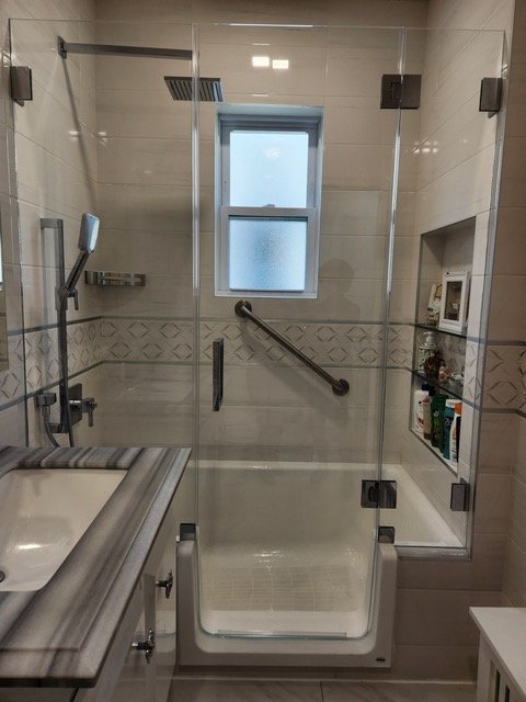 Tub to Shower Conversions | OMG Shower Doors